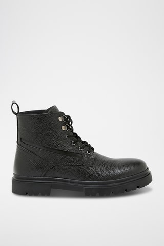 Boots en cuir Phileas - Noir