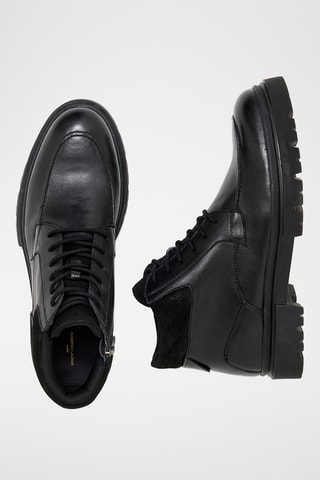 Boots en cuir Cael - Noir