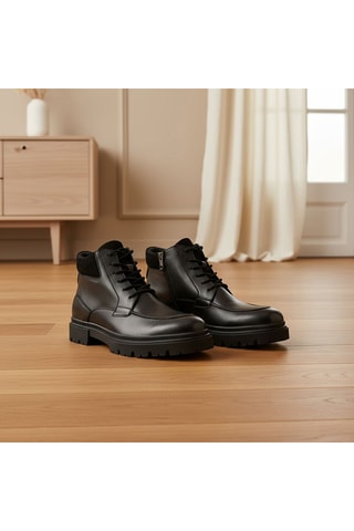 Boots en cuir Cael - Noir