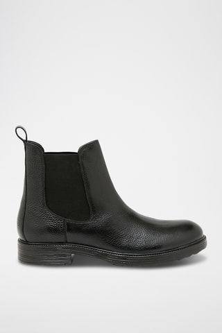 Boots Chelsea en cuir Nestor - Noir