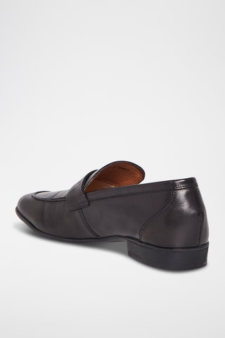 Mocassins en cuir Elyas - Noir