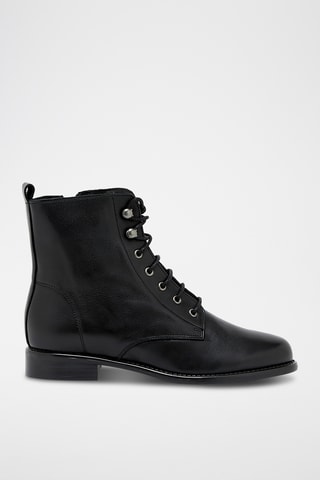 Leren Enkellaarzen Kalysta - Zwart