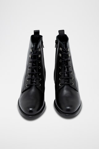 Leren Enkellaarzen Kalysta - Zwart