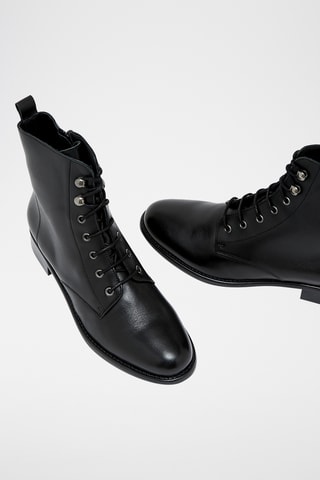 Leren Enkellaarzen Kalysta - Zwart