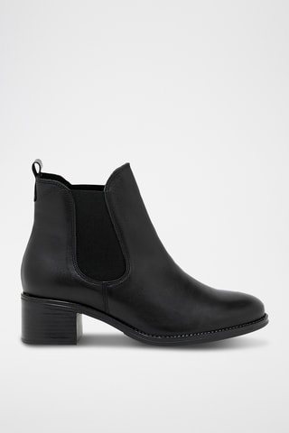 Leren Chelsea Boots Kalliroe - Zwart