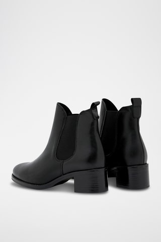 Leren Chelsea Boots Kalliroe - Zwart