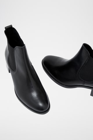 Leren Chelsea Boots Kalliroe - Zwart