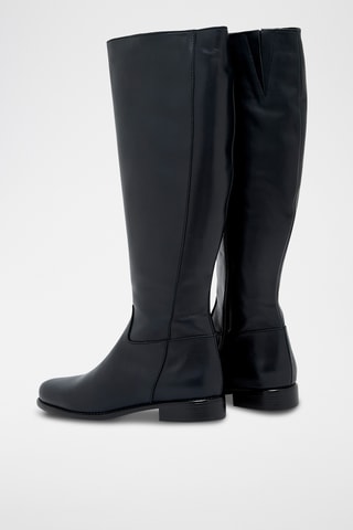 Bottes en cuir Harmonie - Noir