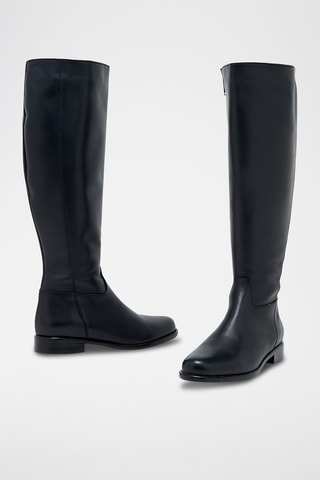 Bottes en cuir Harmonie - Noir