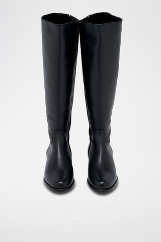 Bottes en cuir Harmonie - Noir