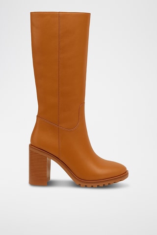 Bottes en cuir Hecate - Camel