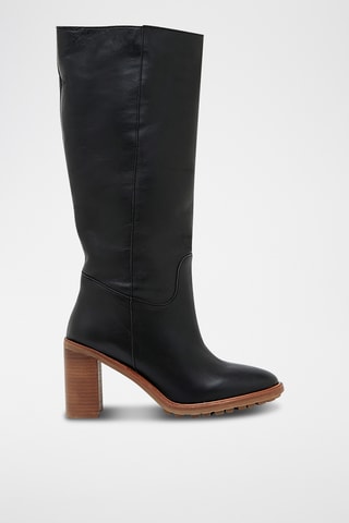 Bottes en cuir Hecate - Noir
