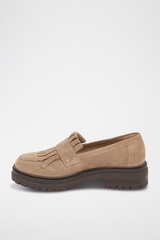 Mocassins en nubuck Vivienne - Taupe
