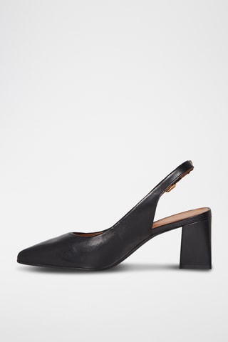 Escarpins en cuir Louisiana - Noir