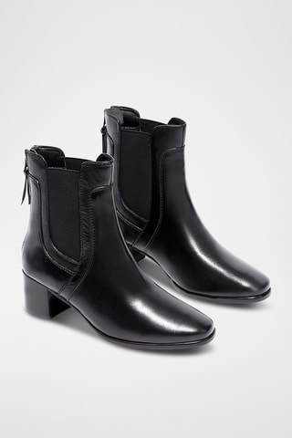 Leren Chelsea Boots Parvati - Zwart
