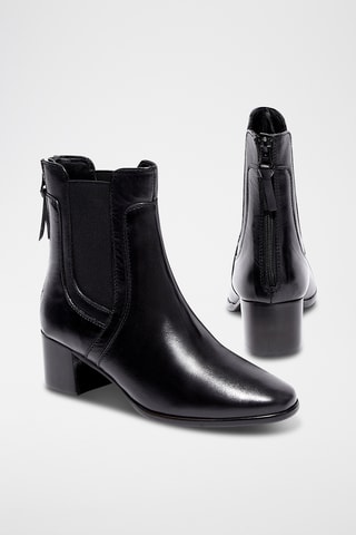 Leren Chelsea Boots Parvati - Zwart