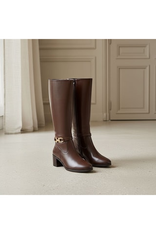 Bottes en cuir Padil - Marron