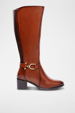 Bottes en cuir Pava - Marron