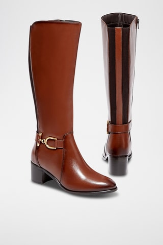 Bottes en cuir Pava - Marron