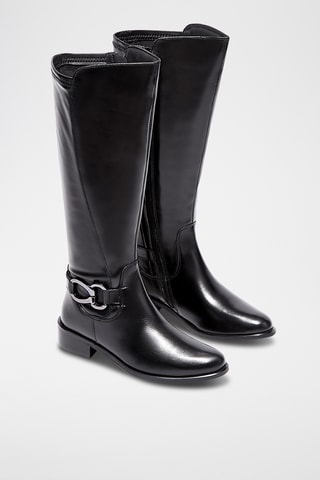 Bottes en cuir Pipa - Noir