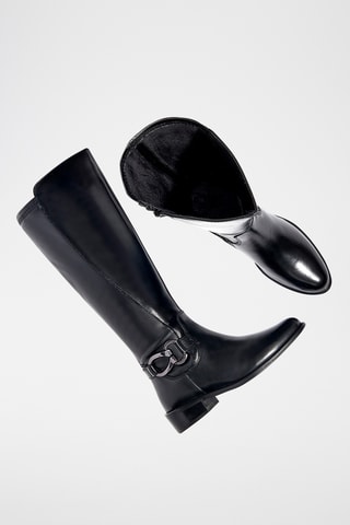 Bottes en cuir Pipa - Noir