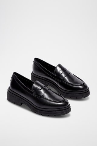 Mocassins en cuir Ariba - Noir