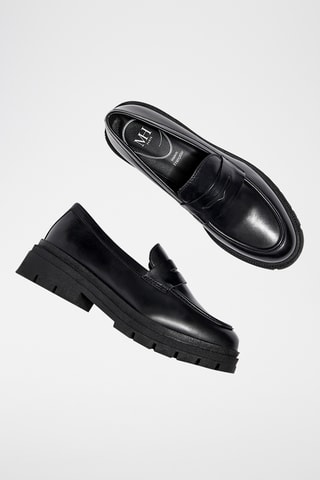 Mocassins en cuir Ariba - Noir