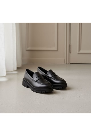 Mocassins en cuir Ariba - Noir