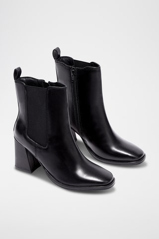 Lakleren Enkellaarzen Shirel - Zwart