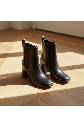 Lakleren Enkellaarzen Shirel - Zwart