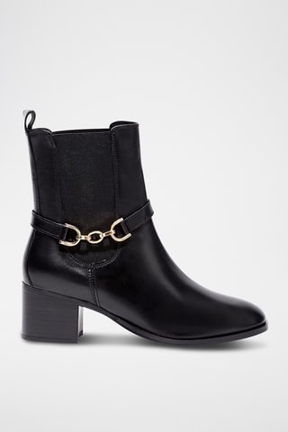 Lakleren Chelsea Boots Erell - Zwart