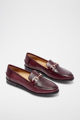 Mocassins en cuir verni Lumina - Marron