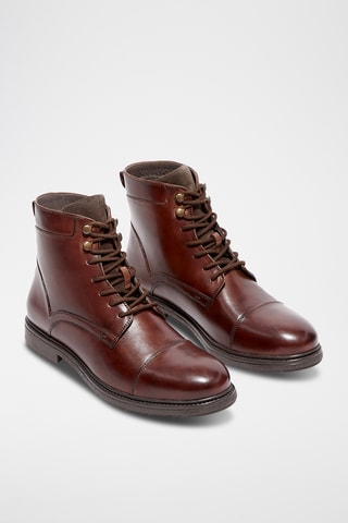 Boots en cuir Kelio - Marron