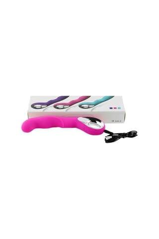 Siliconen Vibrator Fuchsia - 20,5 cm