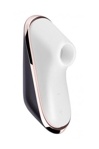 Clitorisstimulator Satisfyer Pro Traveler - Zwart en Wit - 9,8 cm  