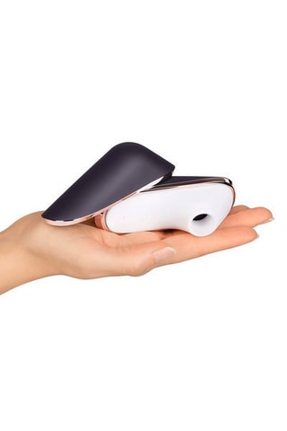 Clitorisstimulator Satisfyer Pro Traveler - Zwart en Wit - 9,8 cm  