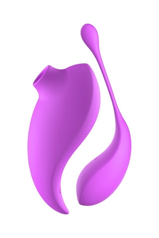 Waterproof 2-in-1 Clitorisstimulator - Roze