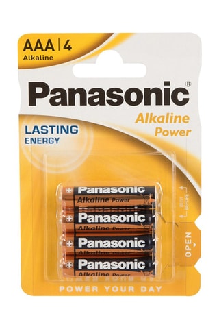 4 Alkalinebatterijen AAA