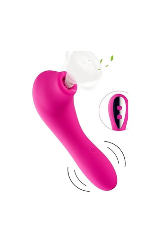 2-in-1 Waterproof Stimulator Roze