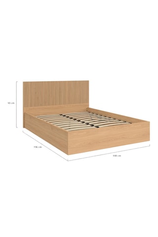 Canapé abatible con somier Faustine - Cama de 140 x 190 cm