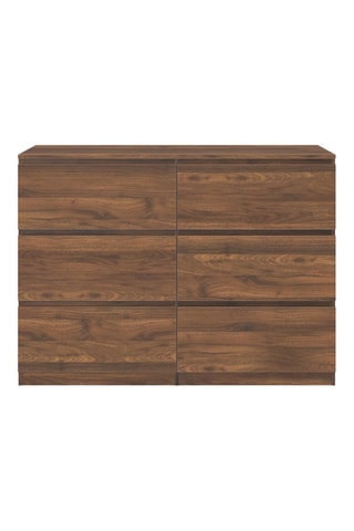 Cómoda de 6 cajones Tom - Imitación madera