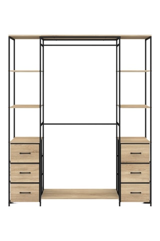 Vestidor de 6 cajones Iris - 167 x 140 x 40 cm