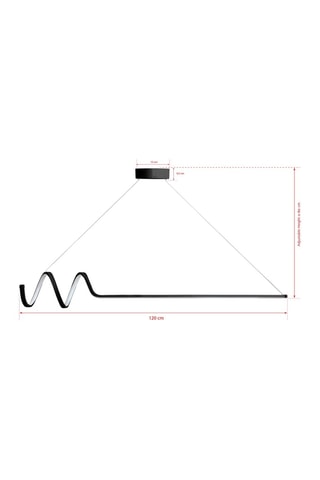 Suspension LED - Noir