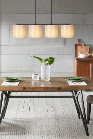 Suspension Valiz - Noir et crème - 4 x 100 W