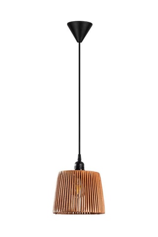 Suspension en bambou Akin - Naturel - 45-60 W