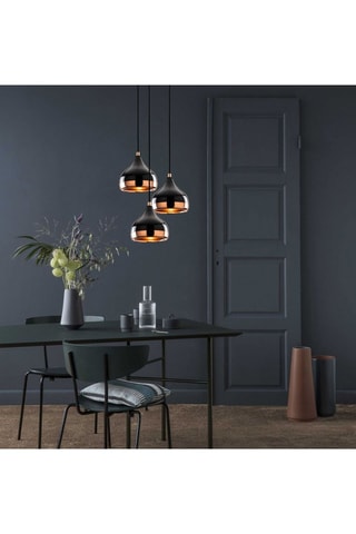 Suspension Yildo - Noir - 3 x 40 W