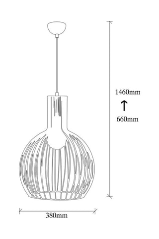 Suspension Fellini - Noir - 100 W