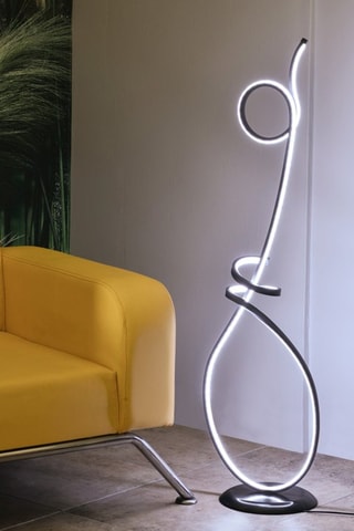 Lampadaire Tripod - Naturel et gris - 8-10 W