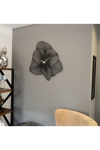 Horloge murale Azalée - Noir -