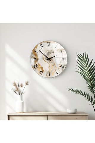 Horloge - 40 cm - Ecru